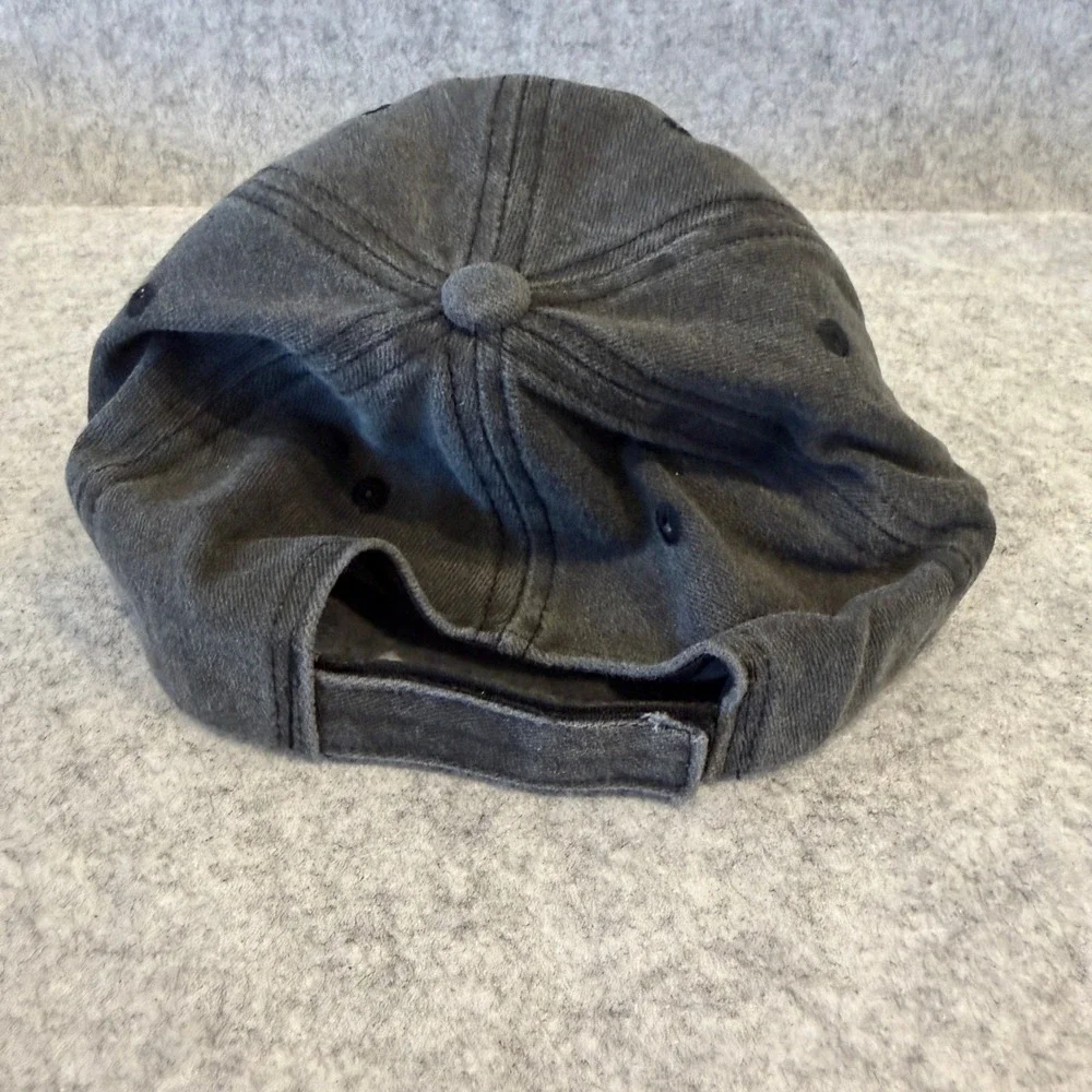 Black/Gray faded wash NOLA Jazz adjustable baseball cap - Adult size